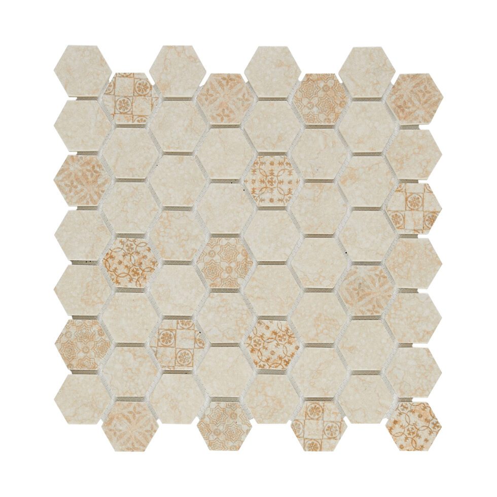 Travertine 1.5" Hexagon