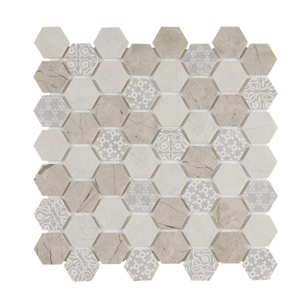 Grigio 1.5" Hexagon