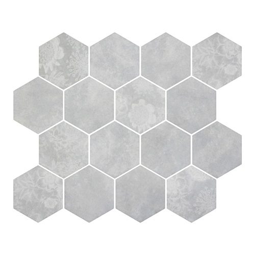 Bryn 3″ Hexagon Mosaic