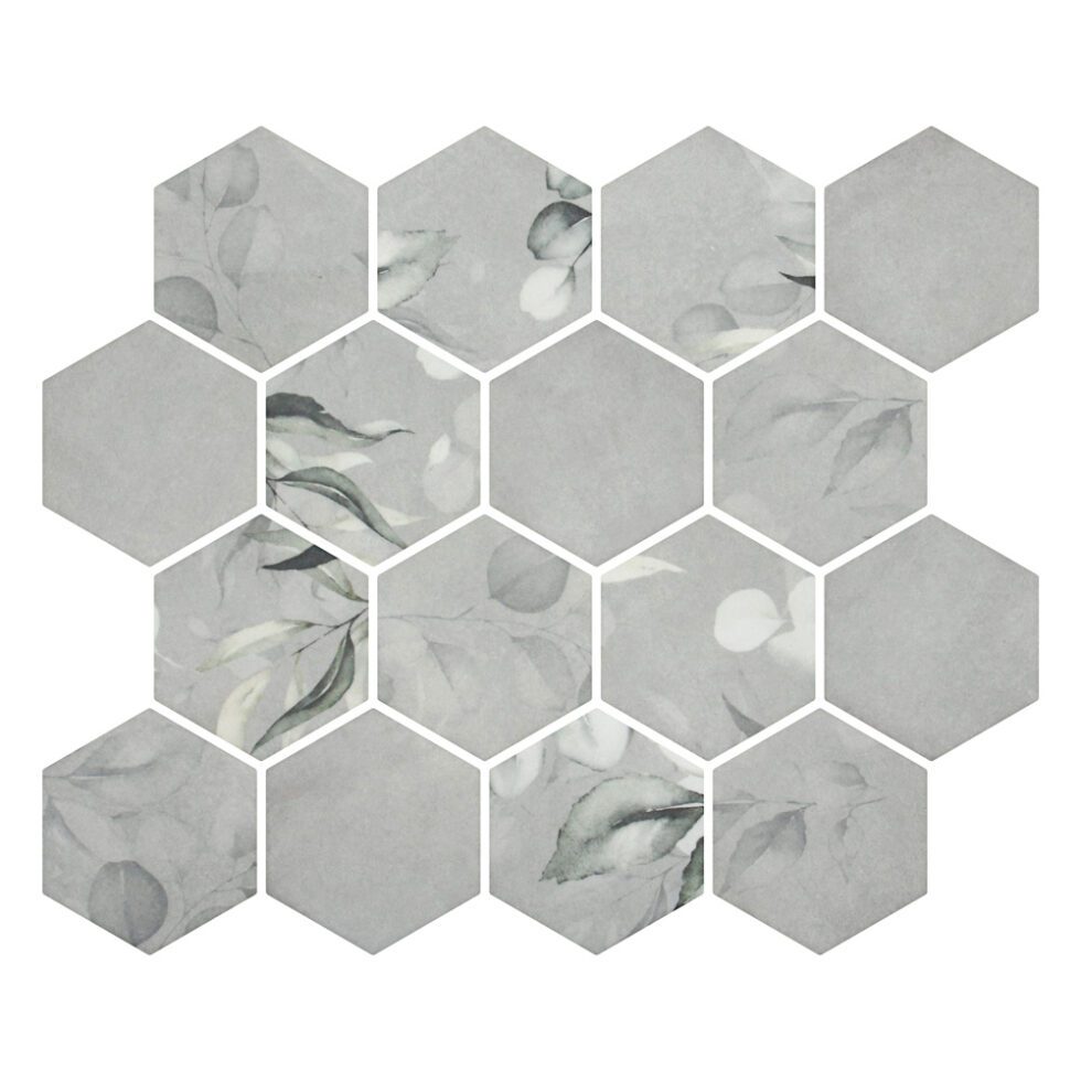 Elowen 3″ Hexagon Mosaic