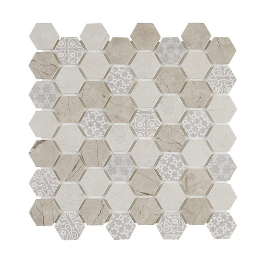 Grigio 1.5"  Hexagon