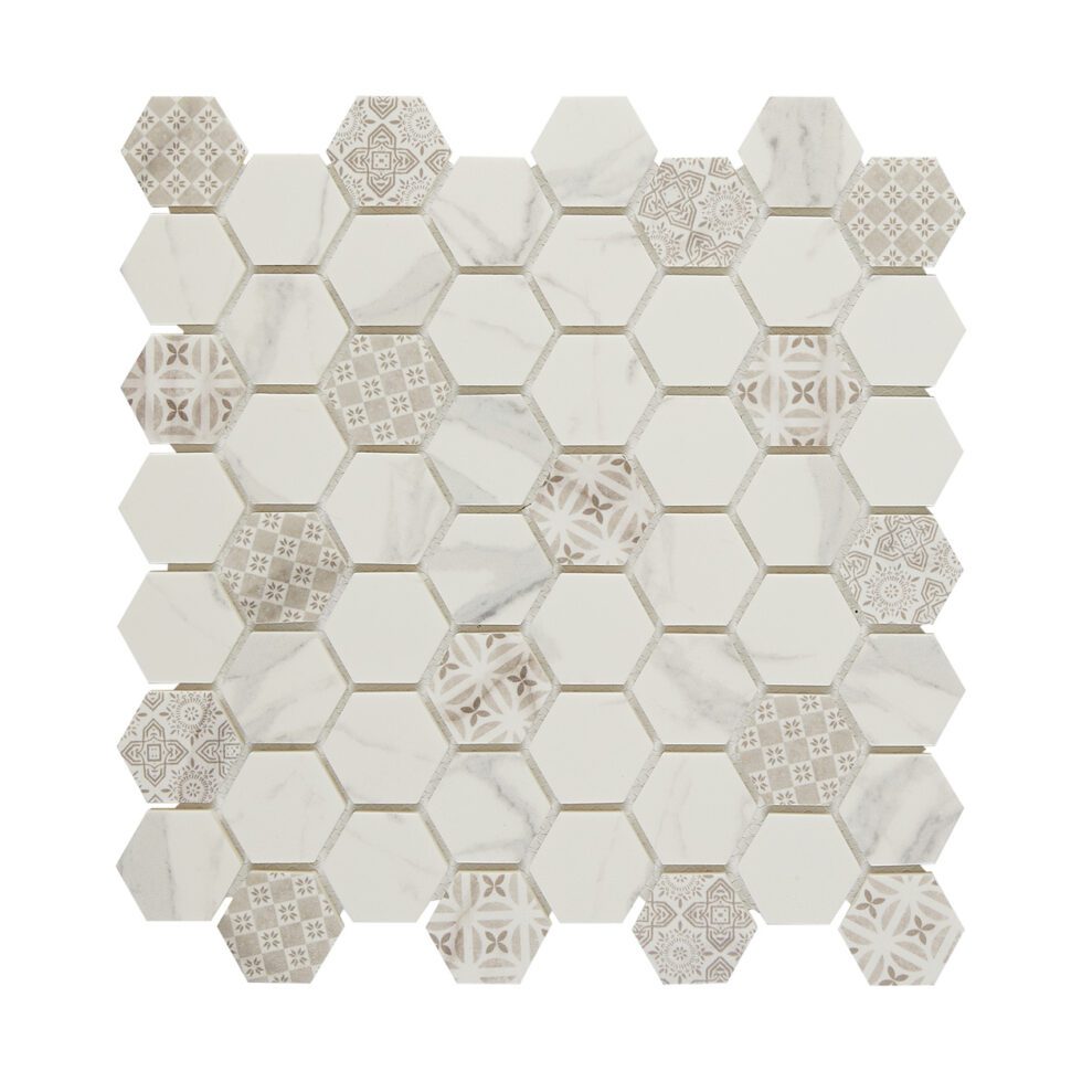 Carrara 1.5"  Hexagon
