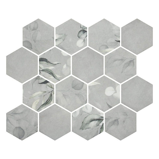 Elowen 3″ Hexagon Mosaic