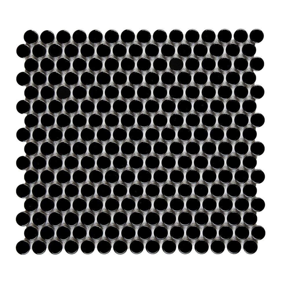 Glossy Black Pennyrounds